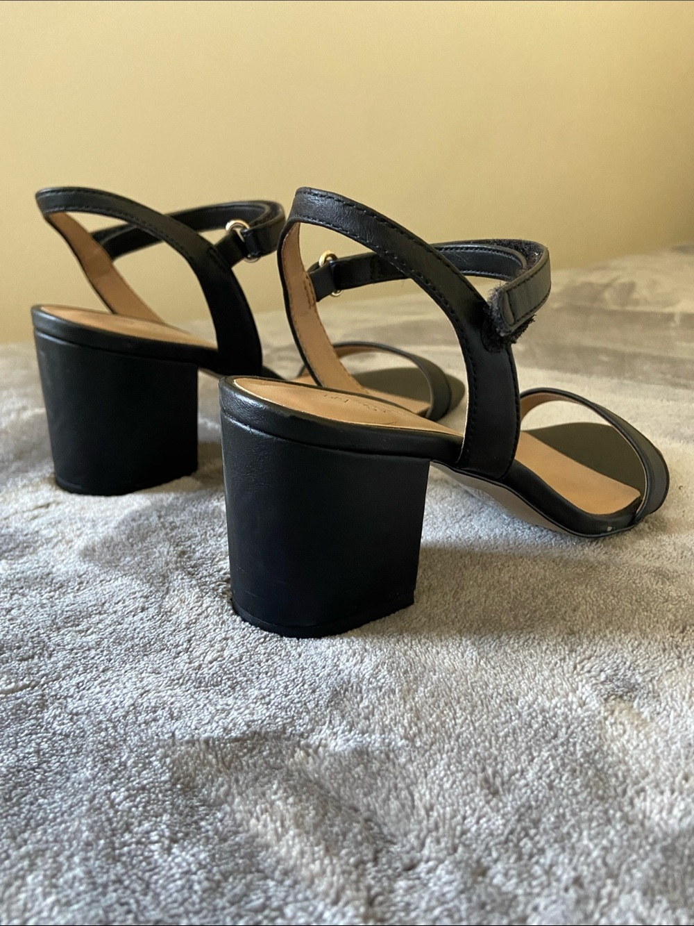 Call It Spring Black Block Heel